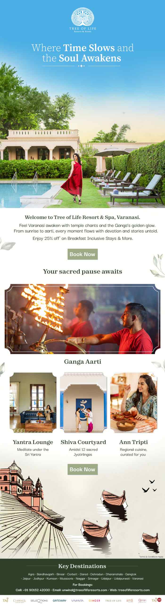 TOL Varanasi Emailer campaign