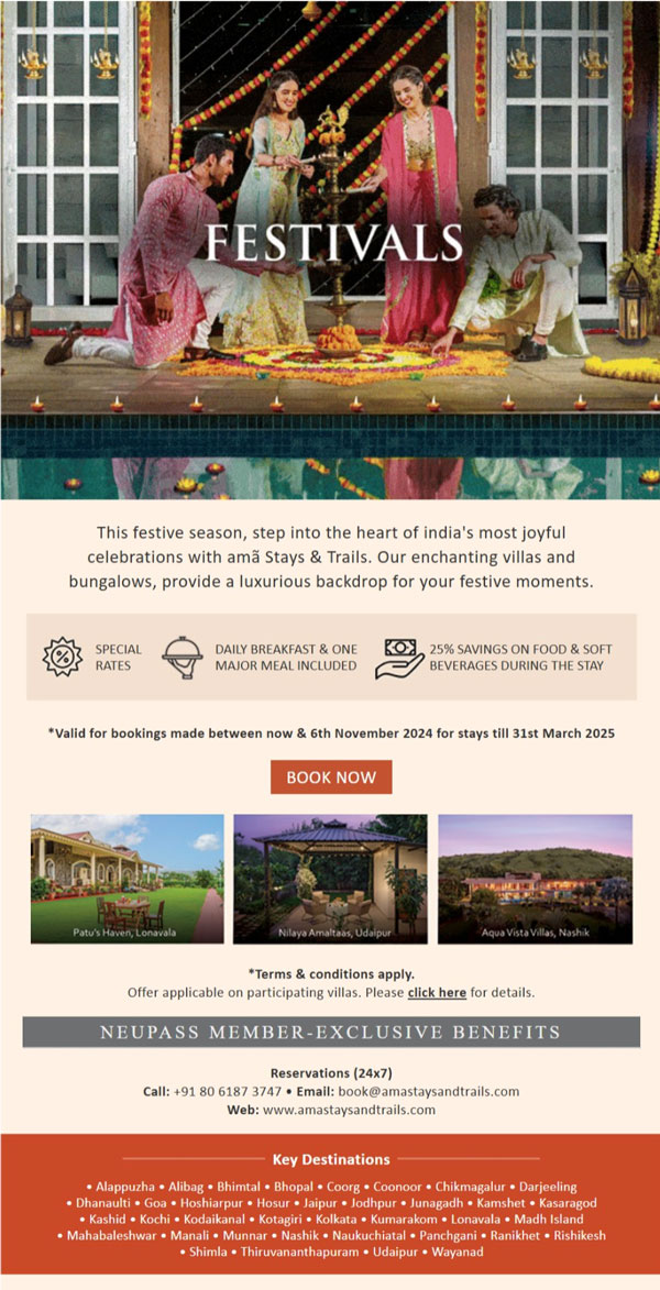 AMA Festivals Seasons email campaign