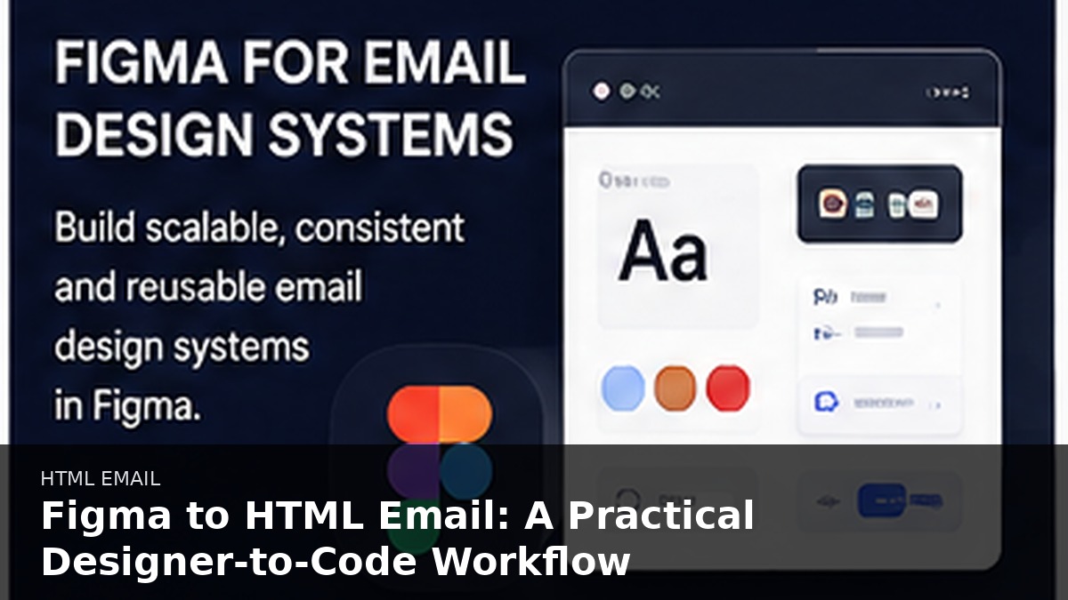 Figma to HTML Email: A Practical Designer-to-Code Workflow